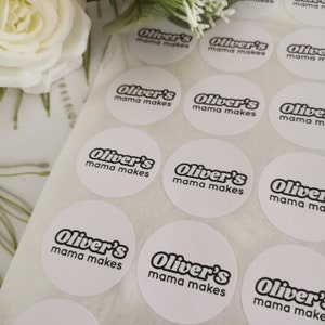 Kreisförmige Aufkleber 25 mm, A4-Bögen, matt, Logo-Aufkleber, Aufkleber personalisiert, Bedruckt, runde Aufkleber, Verpackung, Kartonverschluss