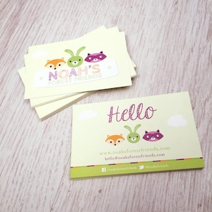 Visitenkarten mit individuellem Design, Business Branding, Terminkarte, Visitenkarte, Kontaktkarten, Small Business, Geschäftsausstattung
