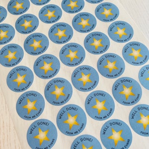 Adesivos personalizados para professores, presente para professores, adesivos de estrela dourada, adesivos escolares, presente de fim de período letivo, adesivo de recompensa, nome personalizado