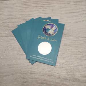 Cartes à gratter, Cartes à gratter personnalisées, À gratter et à gagner, Cartes de visite, Cartes de loterie, Cadeau pour mariage, Cadeau client, Papeterie d'entreprise