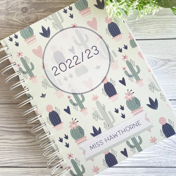 Teacher Planner Custom Personalised Lesson Planner Etsy