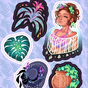 Just Breathe Sticker Sheet - Foil Detailing