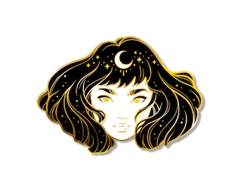 ムーンガール エナメルピン