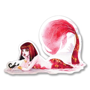 Sticker sirène scorpion