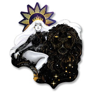 Sticker sterrenbeeld Leeuw