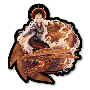 My Queen Sticker -Dragon Queen Shiny Decal