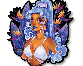 水瓶座ステッカー