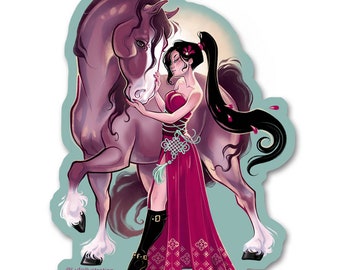 The Horse Zodiac Sticker