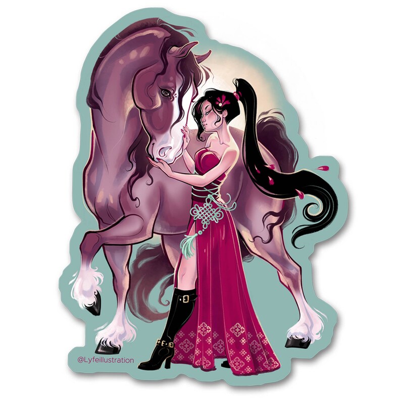 The Horse Zodiac Sticker image 1