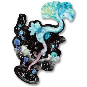 Sticker sterrenbeeld Vissen