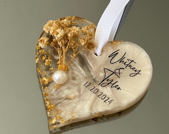Customized Heart Ornament Favors: Wedding, Christmas 2026