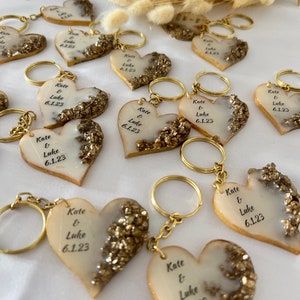 Wedding keychain favors | Keychain favors in bulk | Keychain favors for guests | Bridal shower favors | Unique wedding gifts