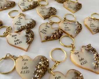 Wedding keychain favors | Keychain favors in bulk | Keychain favors for guests | Bridal shower favors | Unique wedding gifts