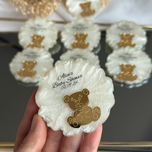 Regali per baby shower, bomboniere, celebrazione del baby shower, regali per baby shower a forma di orsacchiotto, bomboniere per feste a forma di orsacchiotto