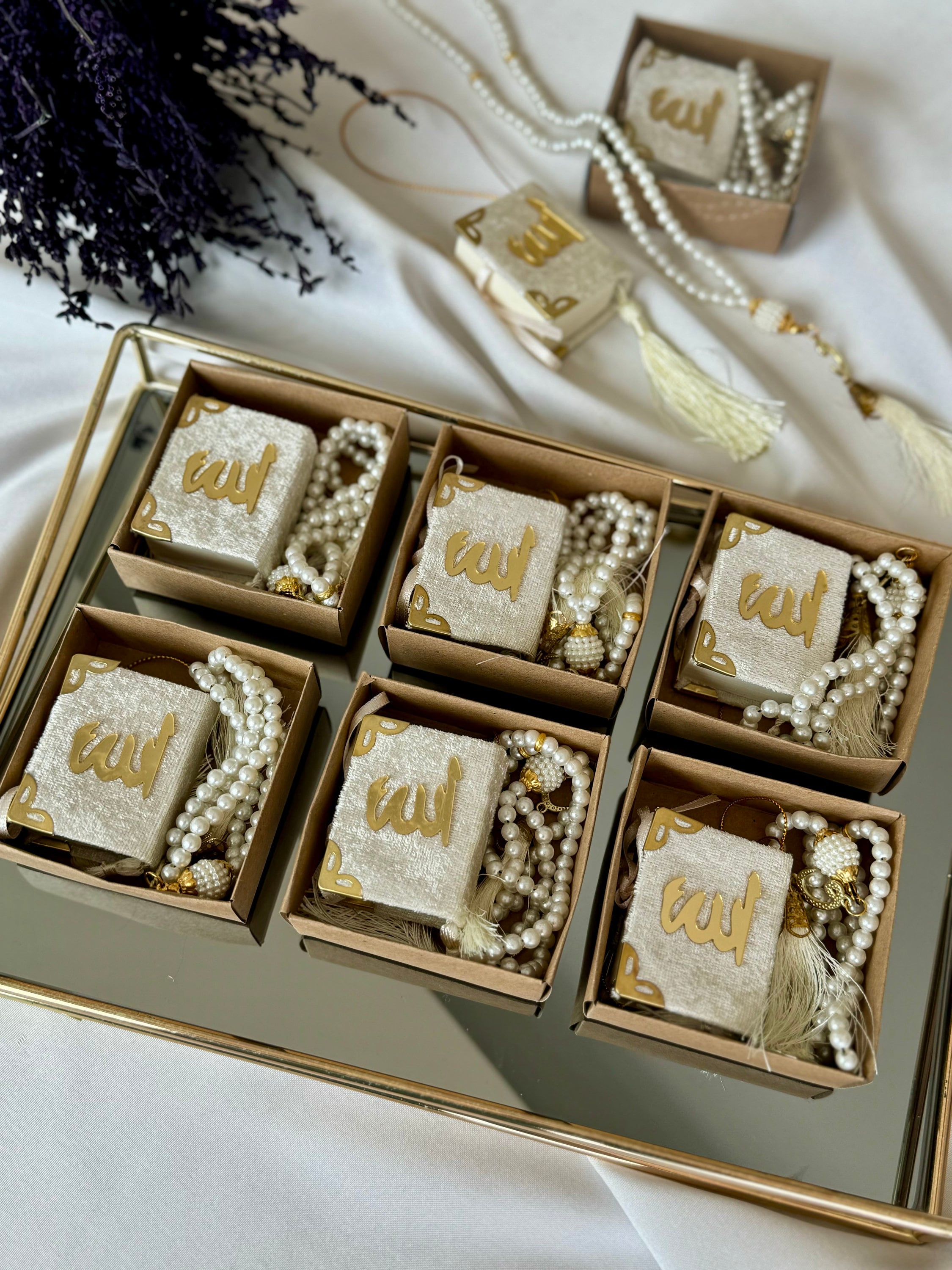Mini Quran Wedding Favor Box: Islamic Bridal Shower Gift