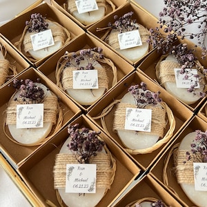 Regali di sapone per matrimoni / Bomboniere di sapone per matrimoni / Bomboniere di sapone per gli ospiti / Bomboniere per addio al nubilato in grandi quantità