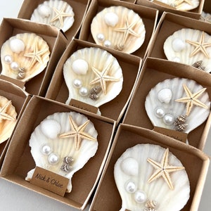 Seashell Baby Shower Favors: Unique Beach Wedding Decor - Etsy