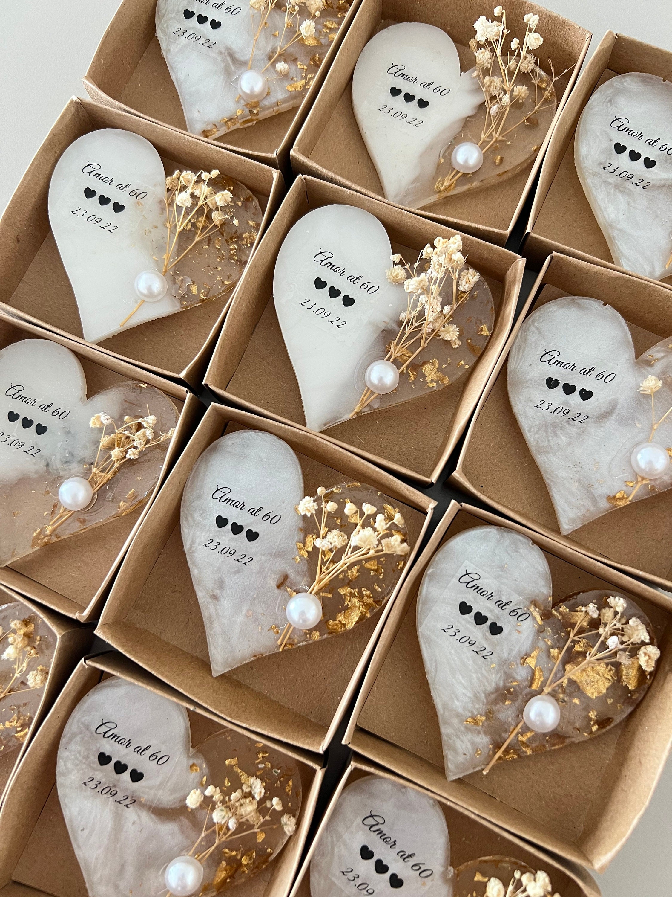 Stunning Heart Magnets, Great Wedding and Party Favors Made in USA