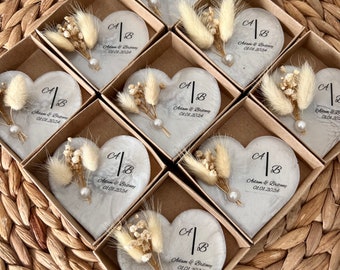 Magneetbedankjes met bloemen | Bruiloftsbedankjes in bulk | Bruidsdouche magneetcadeaus voor gasten | Cadeau-ideeën voor bruidsmeisjes | Feestelijke douchegunsten