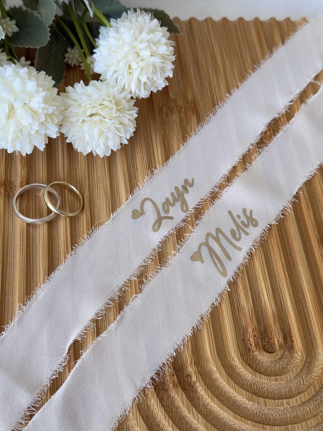 Wedding Ring Ribbon | Engagement Ring Ribbon | Customized Ring Ribbon ...