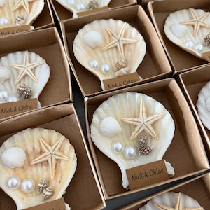 Seashell Baby Shower Favors: Unique Beach Wedding Decor - Etsy