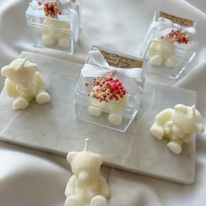 Bomboniere per candele / Candele per orsacchiotti / Regali per candele per baby shower / Bomboniere per baby shower / Bomboniere per candele per baby shower / Regali per candele per feste