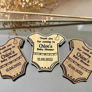 Baby Body Suit Magnets for Baby Shower Baby Shower Favors in Bulk Party ...