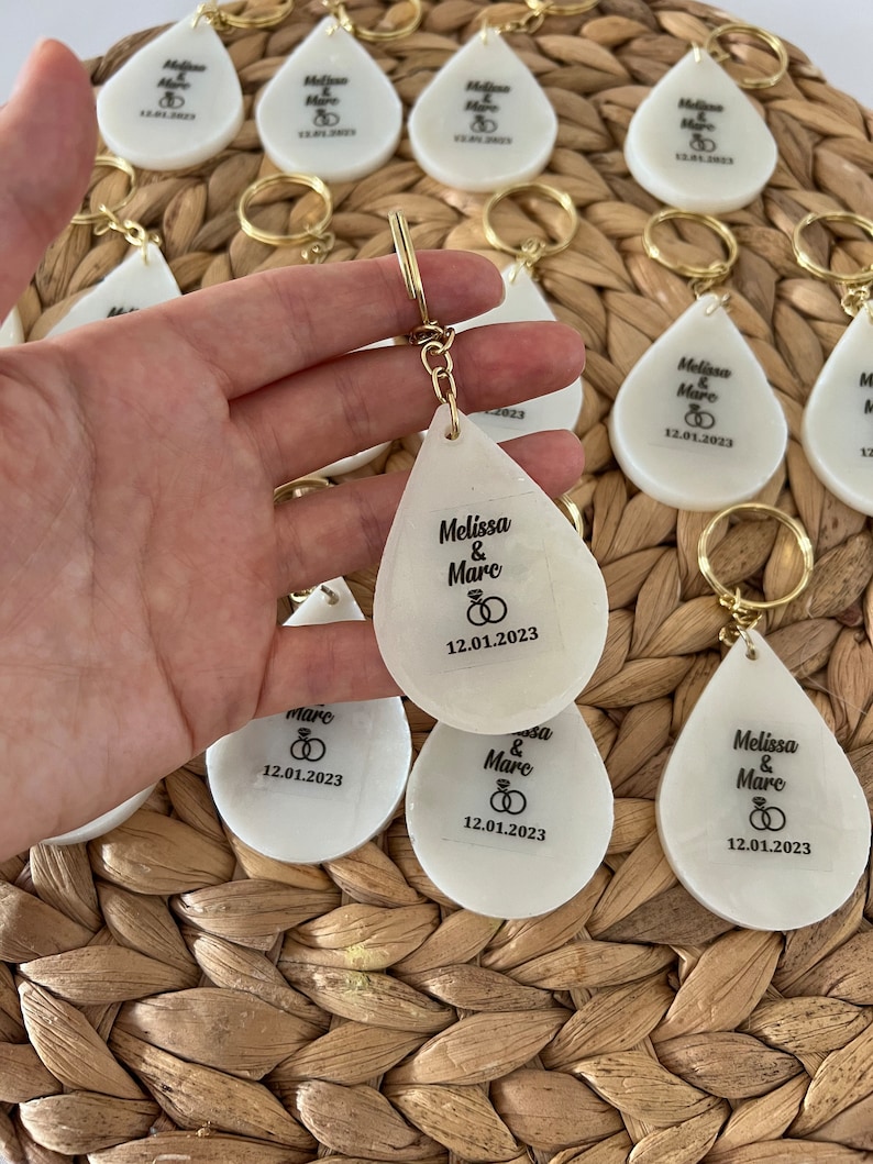 Custom Keychains Wedding Keychains Favors Baby Shower Etsy