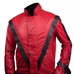 Michael jackson red outfit hot sale
