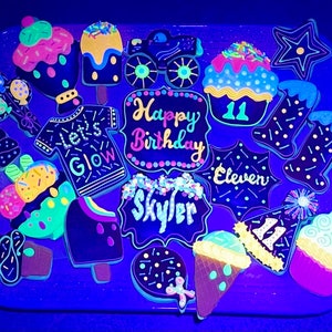 .com: blacklight party supplies  Neon party, Blacklight birthday  party, Neon party supplies