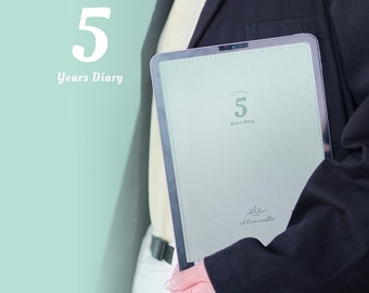 Diario digital de 5 años: diario en PDF sin fecha y con hipervínculos para iPad y Goodnotes