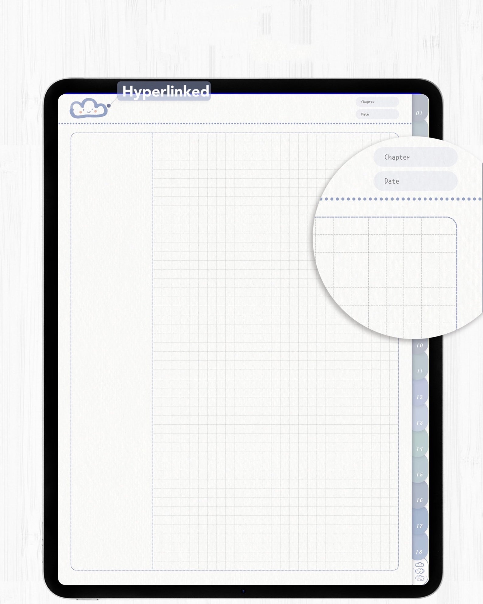 Digital Notebook for Goodnotes – Hyperlinked iPad PDF Journal With ...