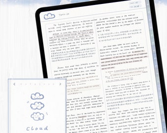 Cuaderno digital para GoodNotes: diario PDF para iPad con hipervínculos y múltiples tipos de páginas