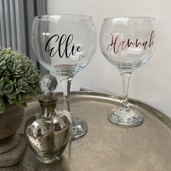 Personalised Gin Glass