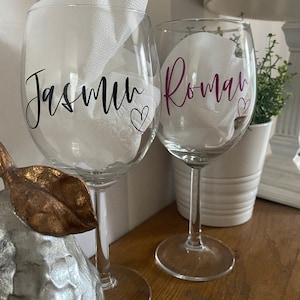 Personalised Wine Glasses