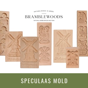 Speculaas Board | Dutch Wooden Biscuit Mold by Bramblewoods