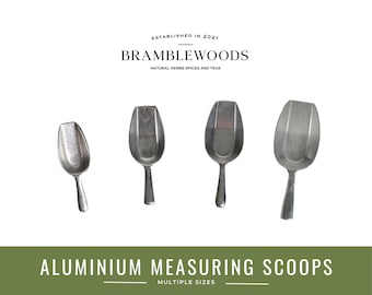 Aluminium Measuring Scoop for your Pantry | Multiple Sizes by Bramblewoods