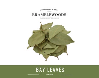 Bay Leaves Whole 100% Natural (Laurus nobulis) by Bramblewoods