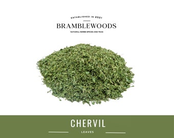 Chervil Leaves 100% Natural (Anthriscus cerefolium) by Bramblewoods
