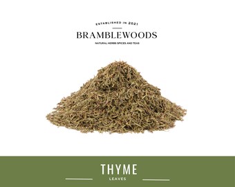 Tijmblaadjes 100% natuurlijk (Thymus vulgaris) van Bramblewoods