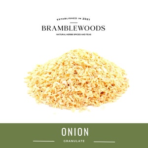 100% natuurlijk uiengranulaat (Allium cepa) van Bramblewoods
