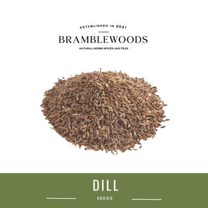 Dill Seeds 100% Natural (Anethum graveolens) by Bramblewoods