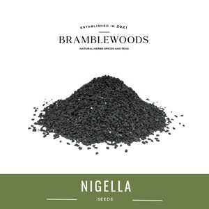 Nigella, Black Cumin or Black Seed 100% Natural (Nigella sativa) by Bramblewoods