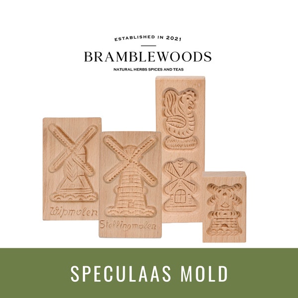 Planches de Spéculoos | Moule à biscuits hollandais en bois par Bramblewoods