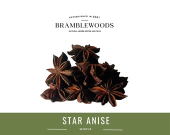 Star Anise Pods 100% Natural (Illicium verum) by Bramblewoods