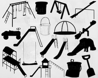 Playground svg - Playground Silhouette - Playground svg bundle - Playground Cut File - Playground Clipart - Svg - Eps - Dxf - Png