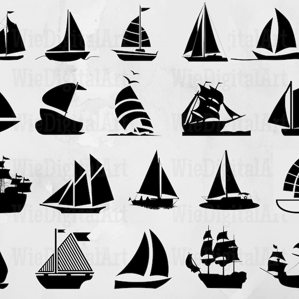 Segelboot svg - Segelboot Silhouette - Segelboot svg Bundle - Segelboot svg Design - Segelboot Cut File - Segelboot Clipart - Svg - Eps - Dxf - Png