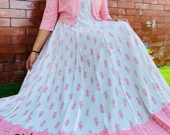 long kurti frock type