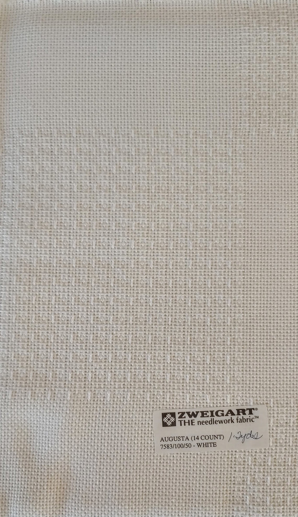 Zweigart 14 Count Augusta Aida Cloth White Aida Cloth 1.2 Etsy