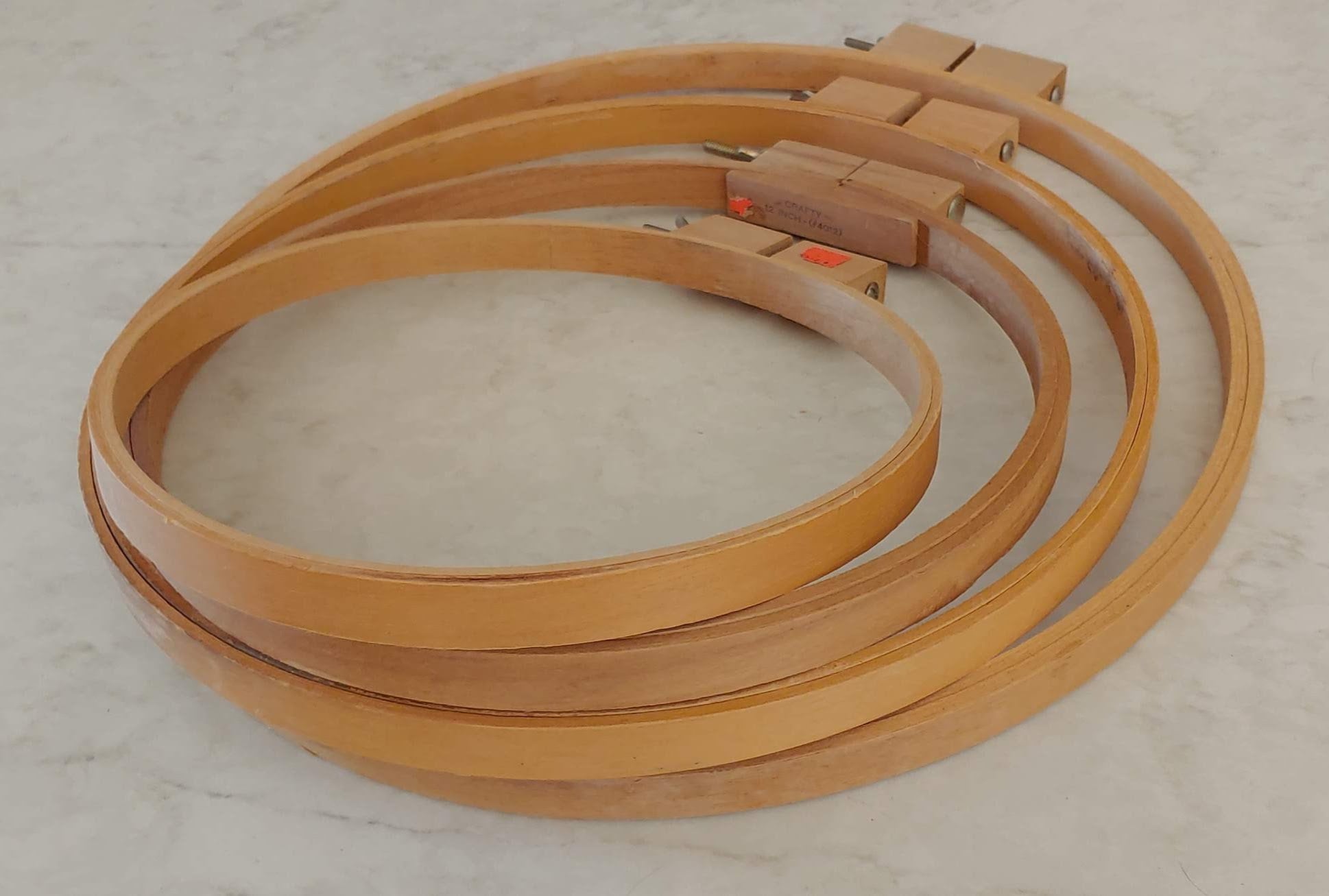 Wood Embroidery Hoop Embroidery Hoops Round Hoop 16 to Etsy